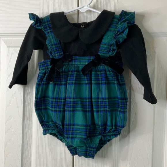 Cat & Jack -Baby Girls' Pocket Fleece Top & Bottom Set Size 6-9M - Picture 2 of 8